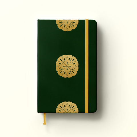 Hana Hishi Notebook - Forest Green